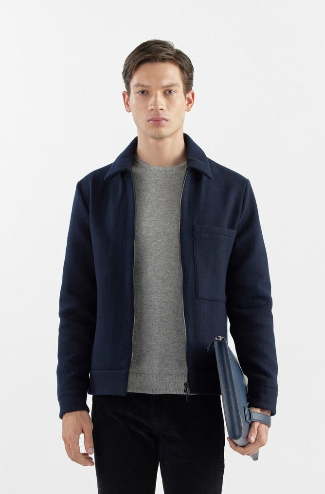 Navy Jirou Blazers & Coat