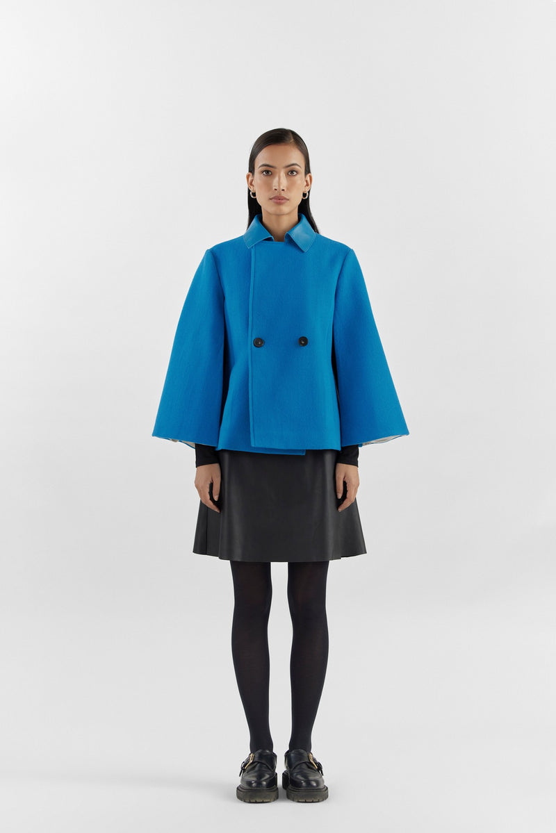 Alpine Blue Alanis Poncho