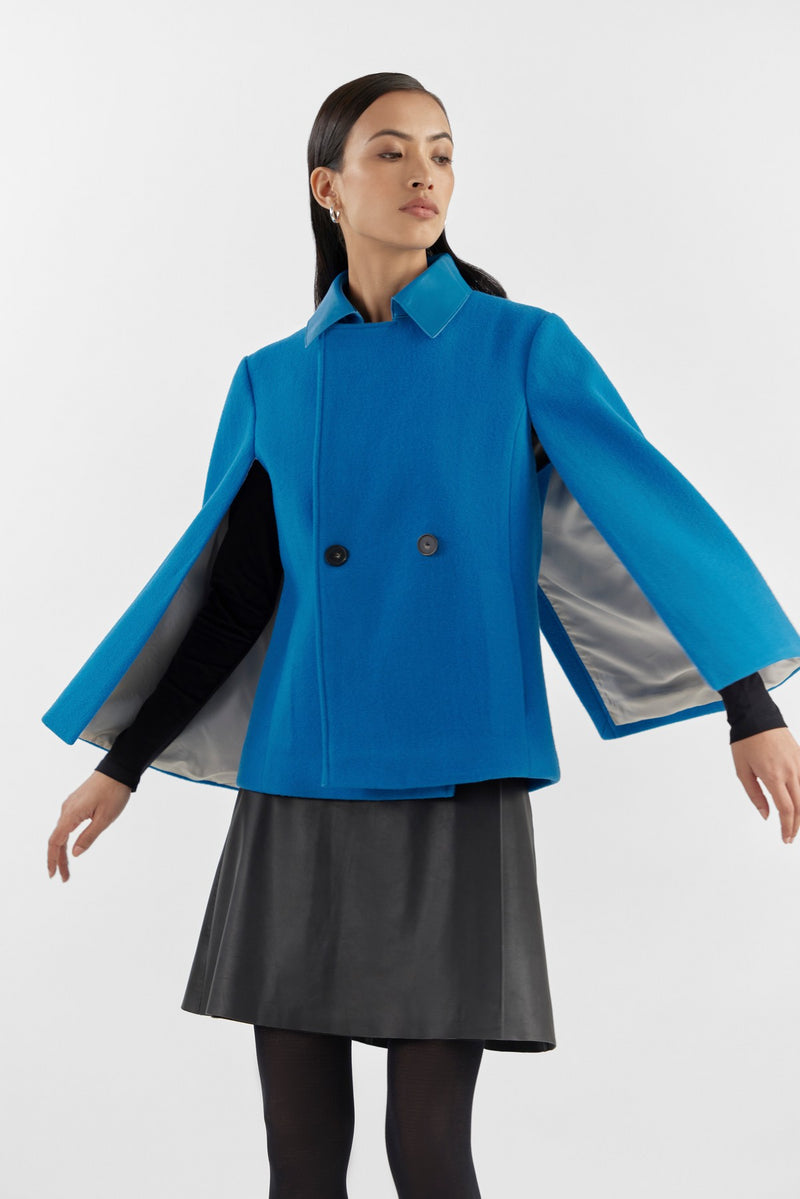 Alpine Blue Alanis Poncho
