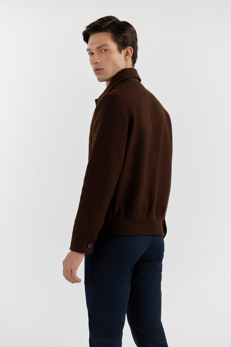 Brown Harry Wool En Jacket