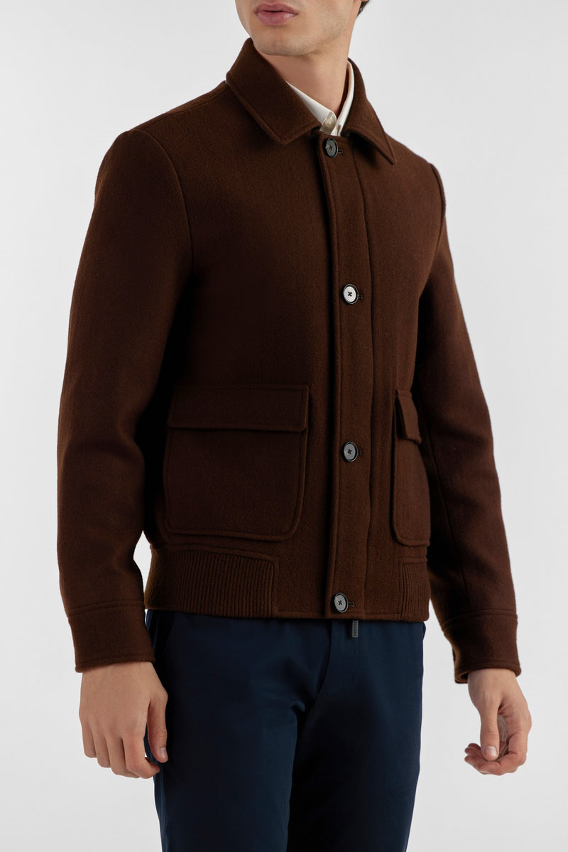 Brown Harry Wool En Jacket