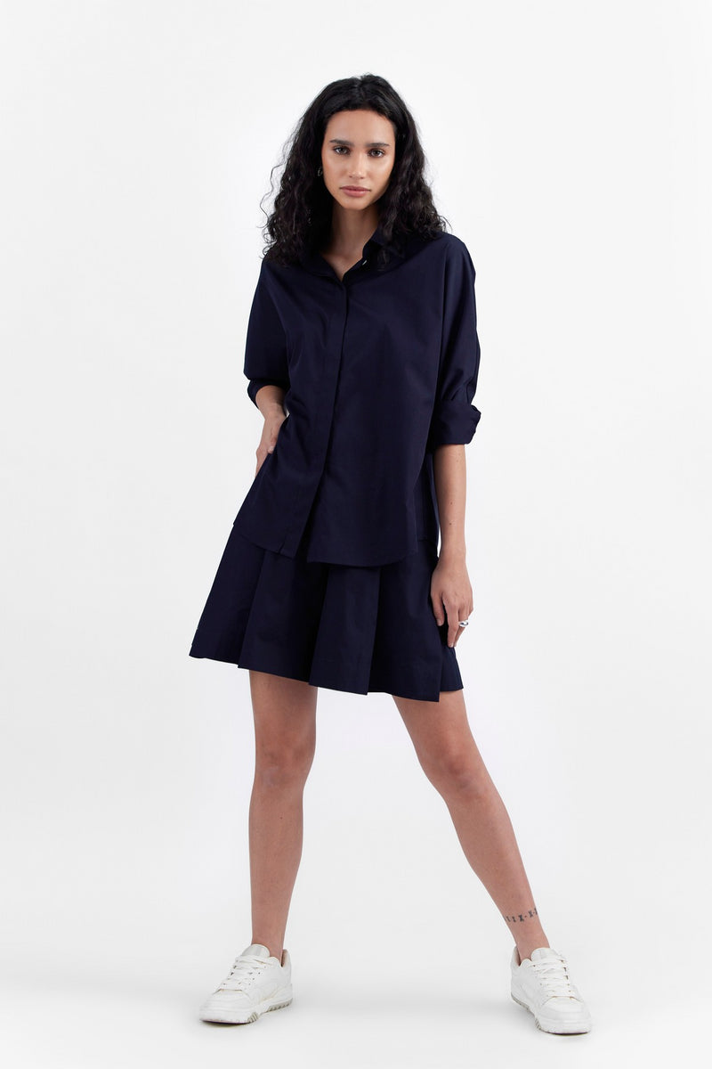 Midnight Blue Kimiko Shirt