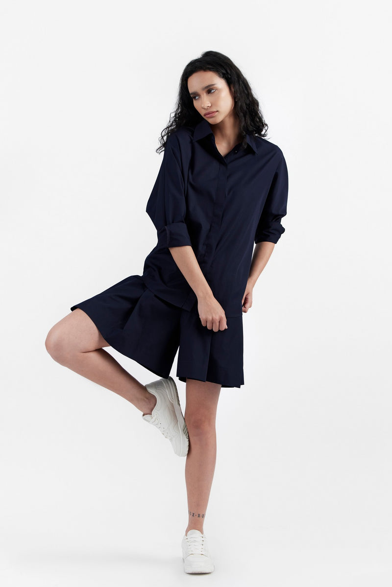 Midnight Blue Kimiko Shirt