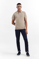 JAQUE BEIGE MEN'S T-SHIRT