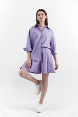 TAZIA LAVENDER WOMEN'S SHIRT