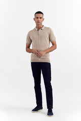 FLINT BEIGE MEN'S T-SHIRT