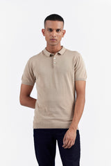 FLINT BEIGE MEN'S T-SHIRT