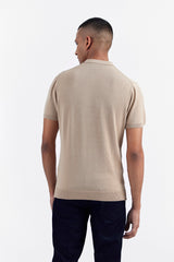 FLINT BEIGE MEN'S T-SHIRT