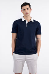 IGNATIUS MIDNIGHT BLUE MEN'S POLO T-SHIRT