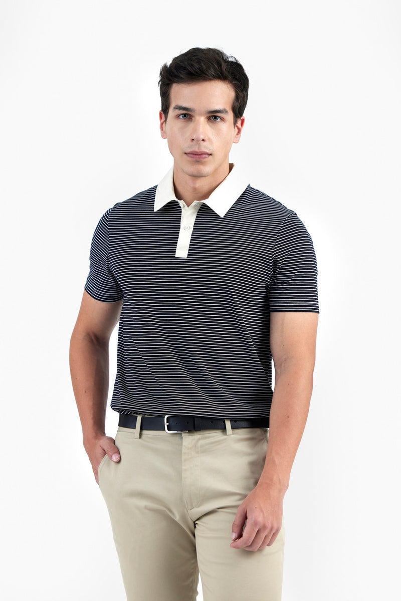 White/ Black Nigel Polo