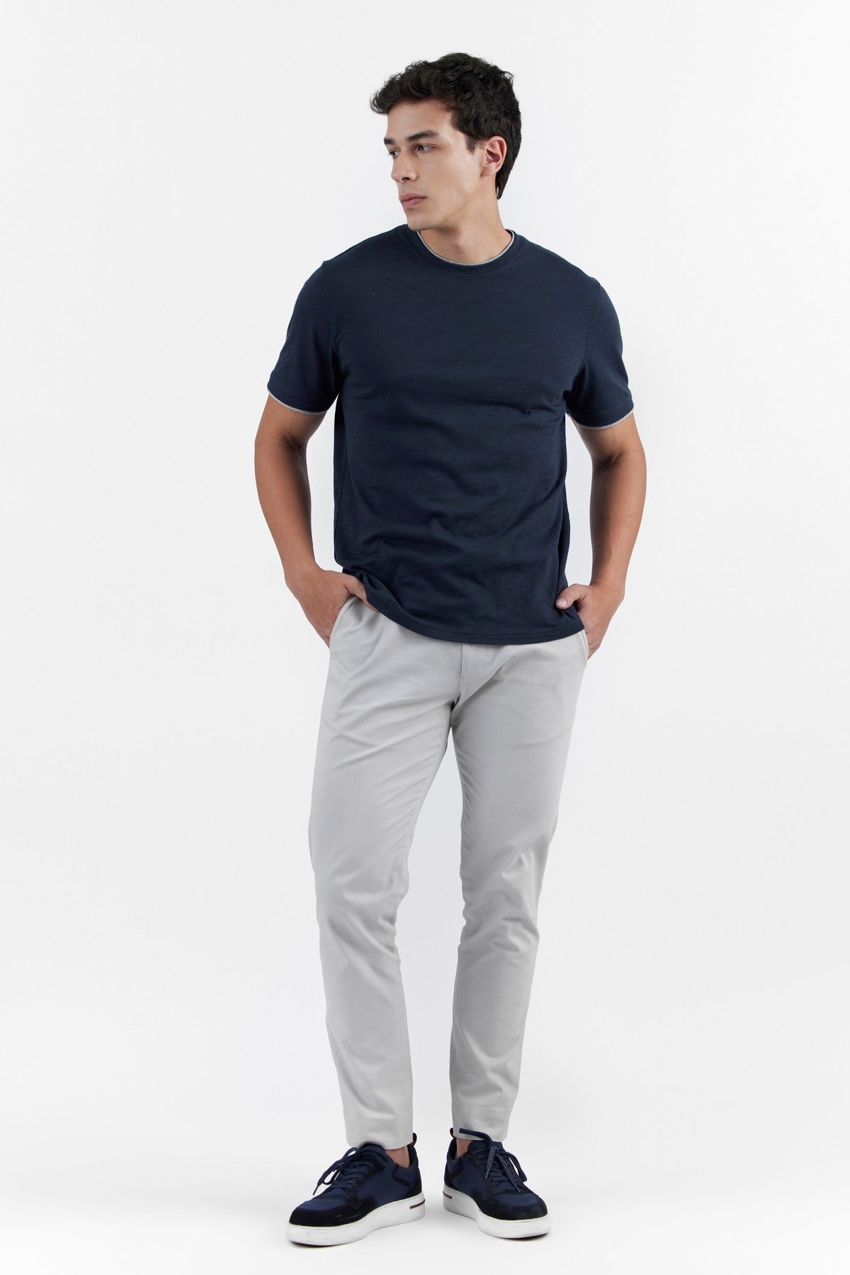 AMOS MIDNIGHT BLUE MEN'S T-SHIRT