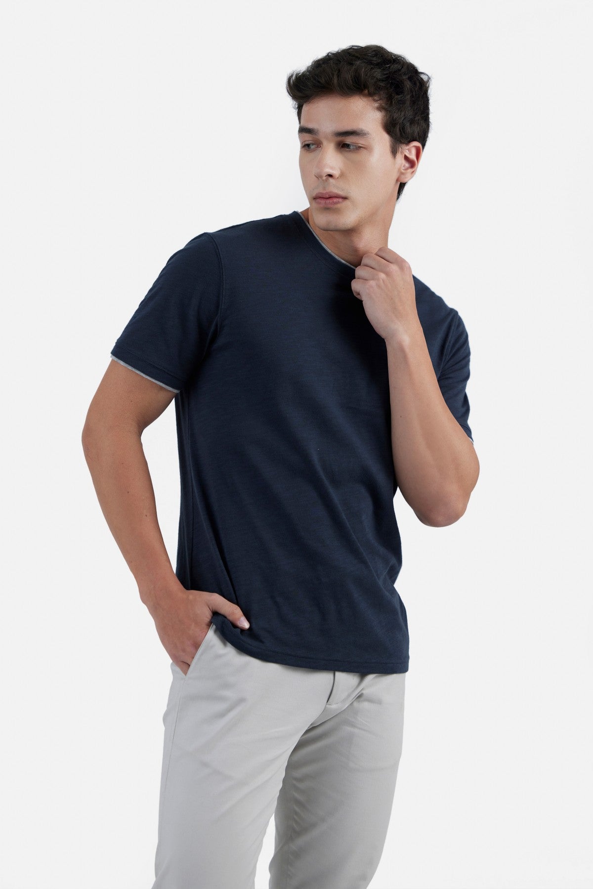 AMOS MIDNIGHT BLUE MEN'S T-SHIRT
