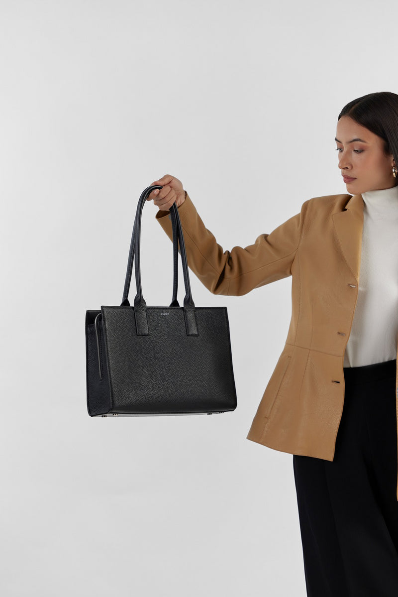 Black Austyn Briefcase Bag
