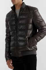 Dark Brown Juan Leather Jacket