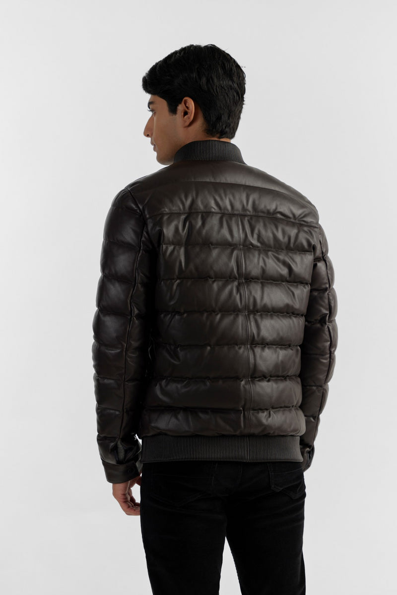 Dark Brown Juan Leather Jacket