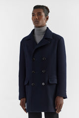 CLIFFORD  NAVY MEN'S WOOL COAT