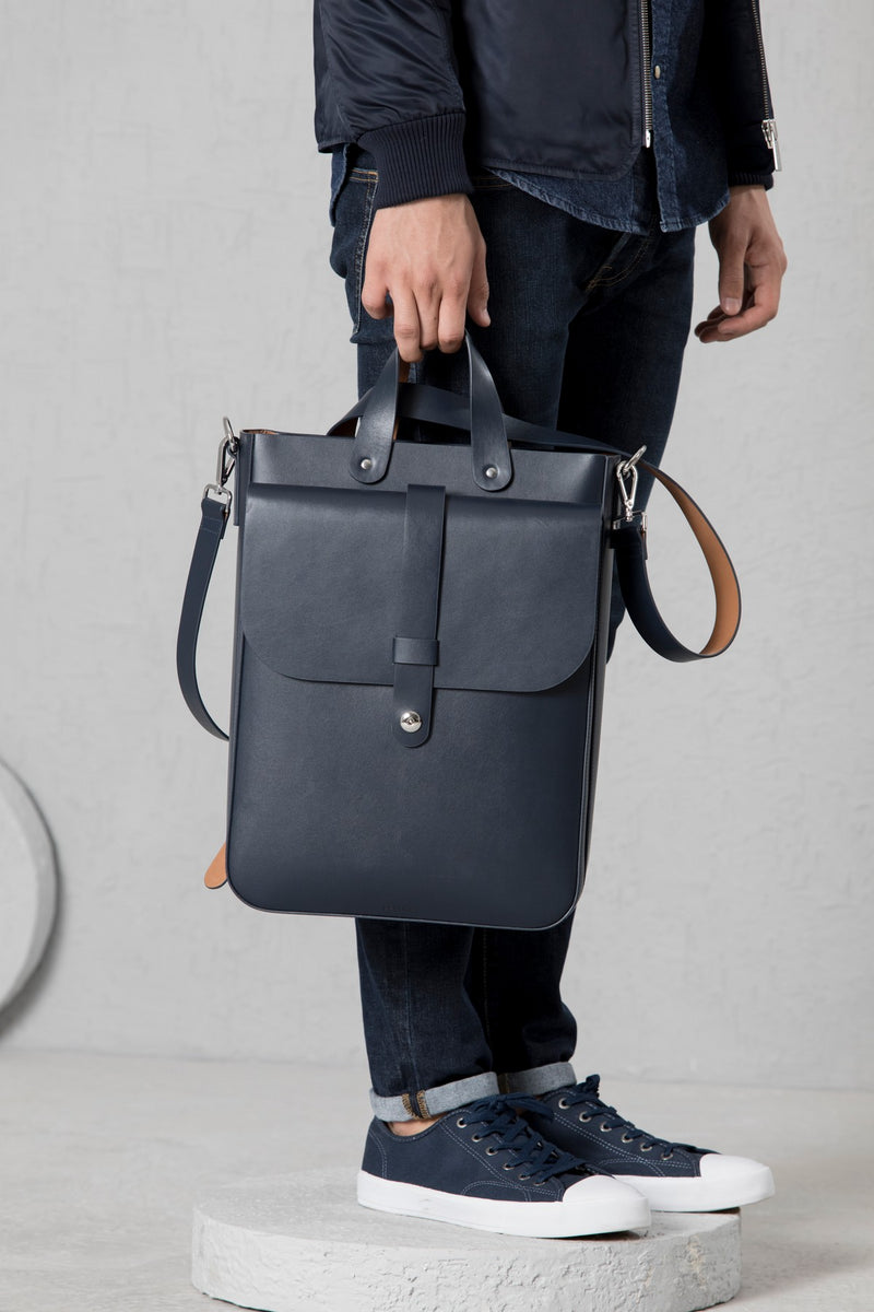 Navy Riyo Laptop Bag