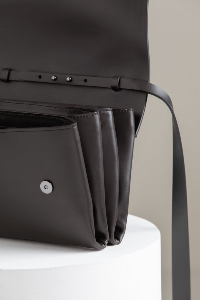 Dark Brown Yorie Crossbody Bag