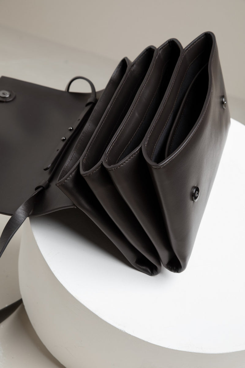 Dark Brown Yorie Crossbody Bag