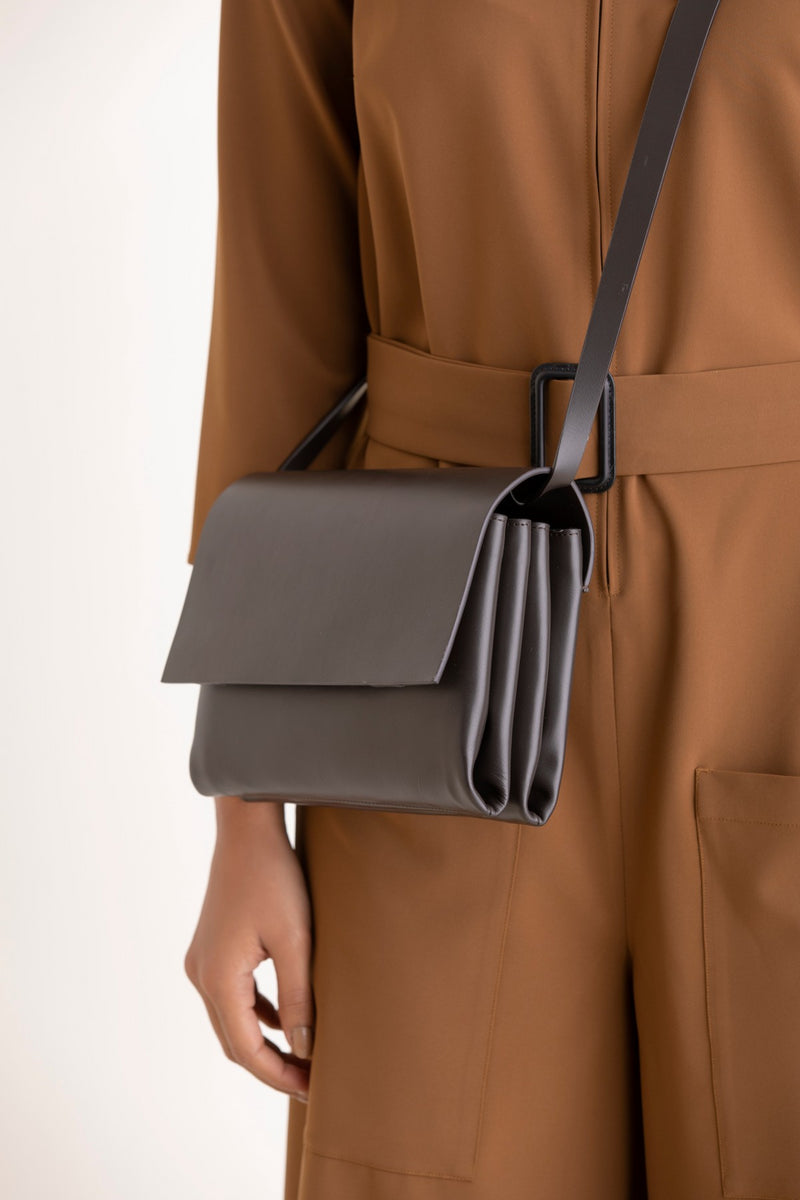 Dark Brown Yorie Crossbody Bag
