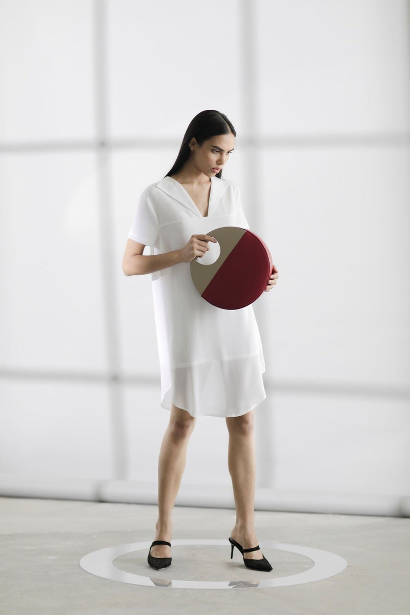 Red Zoe Evening Bag