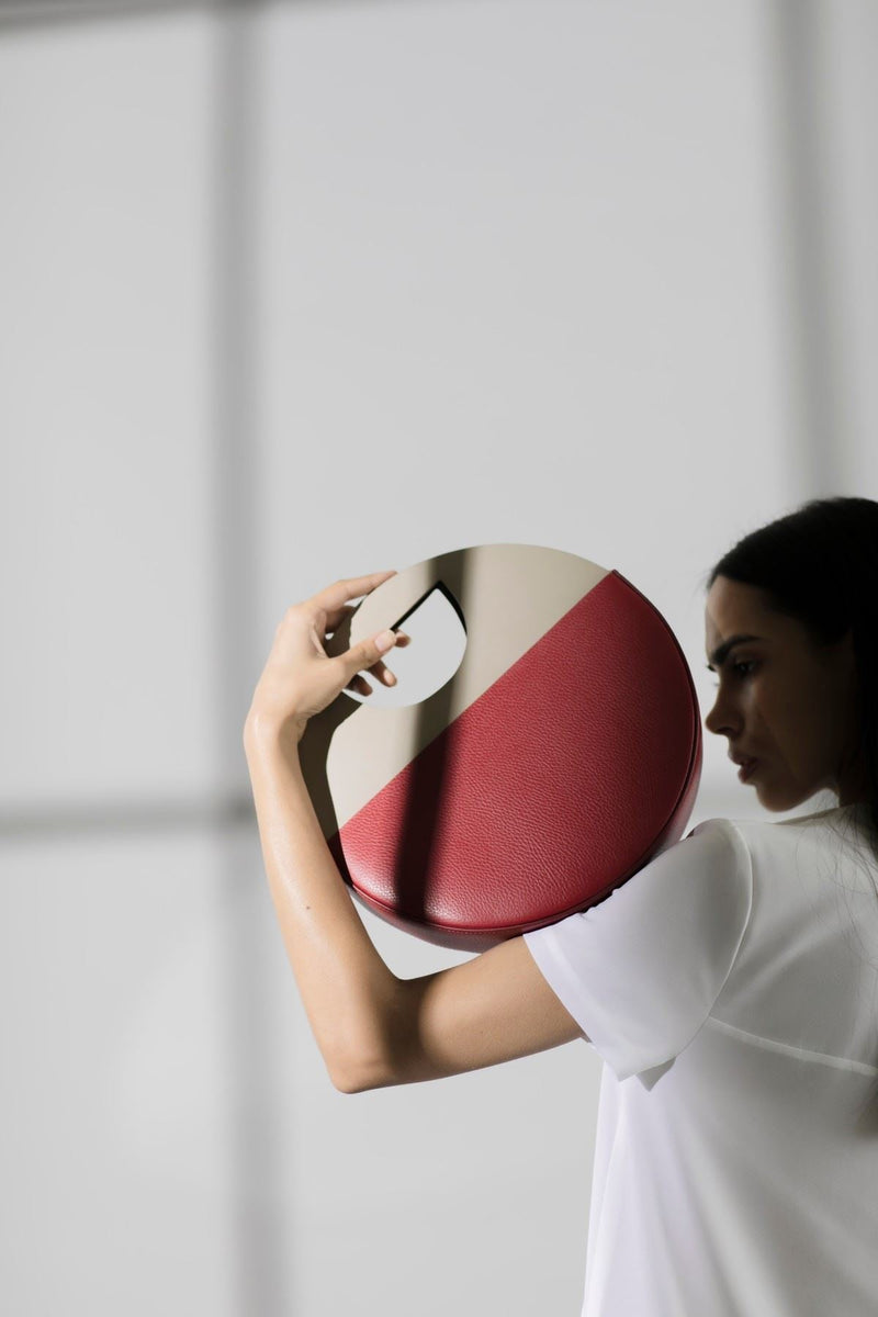 Red Zoe Evening Bag